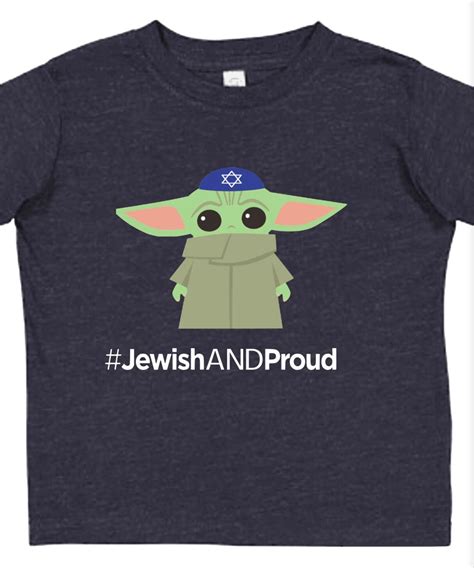 Jewish and Proud Funny Baby Yoda Inspired Tee in All Sizes | Etsy