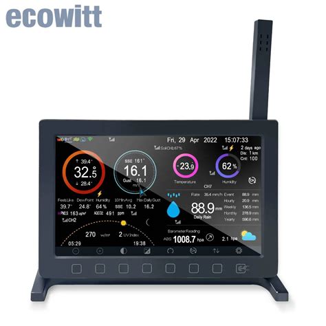 Ecowitt Gardens Console D Affichage De La Station M T O Wi Fi C