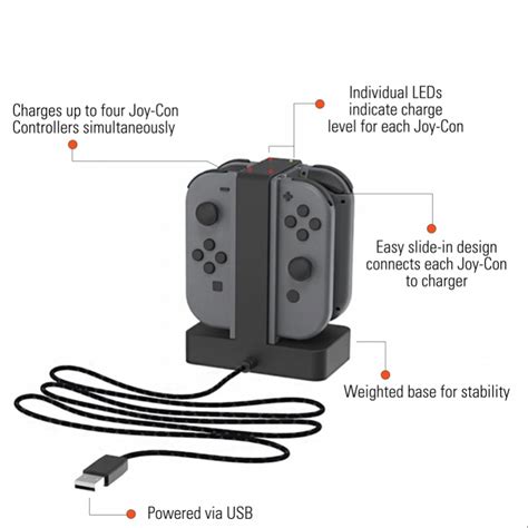 Powera Joy Con Charging Dock For Nintendo Switch Nintendo Switch Oled Officially Licensed