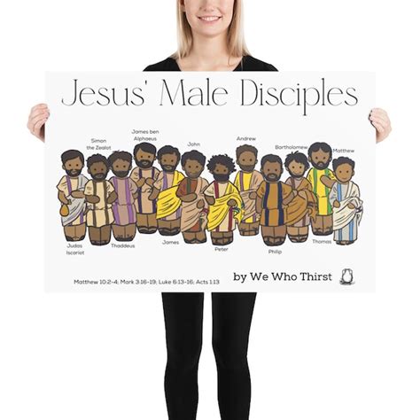 12 Disciples Poster - Etsy