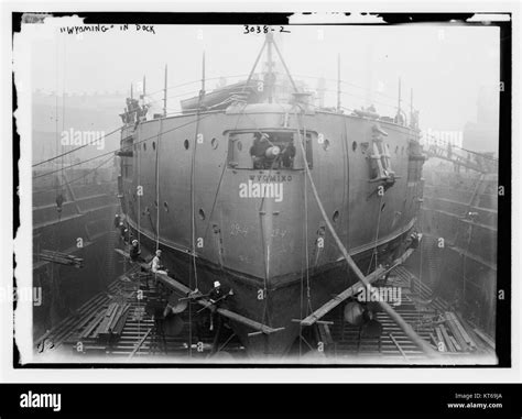 USS Wyoming LOC Ggbain 15883 Stock Photo Alamy