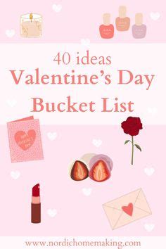 40 Valentines Day Bucket List Ideas Cards Gifts Baking Decorations