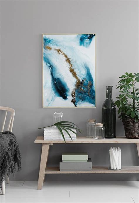 Into the blue, poster | Blue poster, Online wall art, Poster