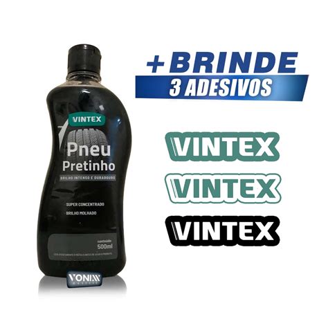 Pneu Pretinho Automotivo Brilho Molhado 500ml Vonixx Escorrega o Preço