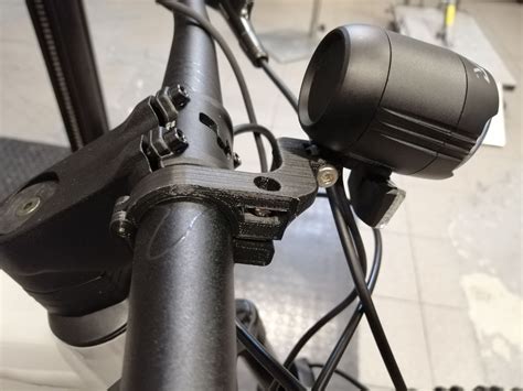 Stl File Bike Handlebar Light Mount・3d Printer Model To Download・cults