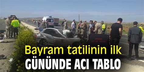 Bayram tatilinin ilk gününde acı tablo