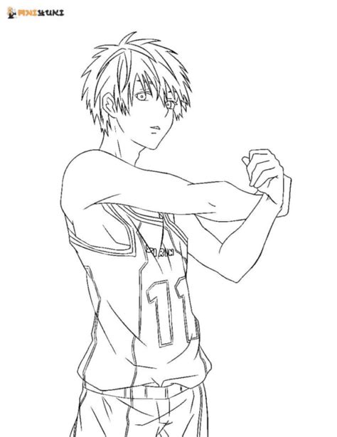 Kuroko No Basket Para Colorear y Pintar Imágenes Para Dibujar Gratis