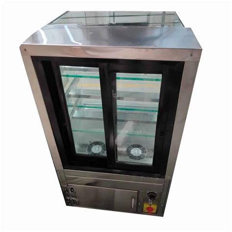 Glass And Stainless Steel Rectangular Hot Display Counter For Shop At Piece In Ghaziabad
