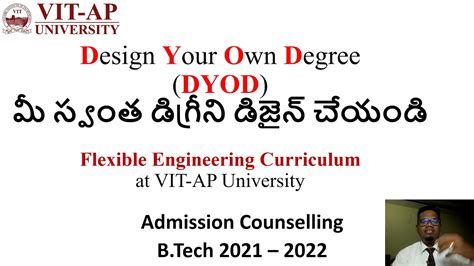 Telugu Language Design Your Own Degree At Vit Ap University Dyod By