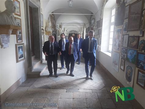 Sangiuliano A Oropa Il Ministro Della Cultura In Visita Al Santuario