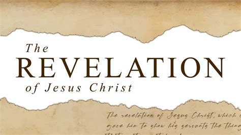 The Revelation of Jesus Christ - Grace Powell Church