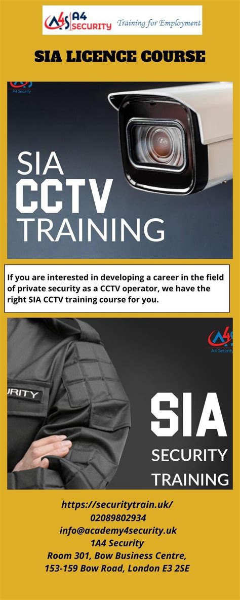 Sia Licence Course Usecurity Train