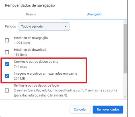 Limpar O Cache E Os Cookies Dos Sites Wiki Js