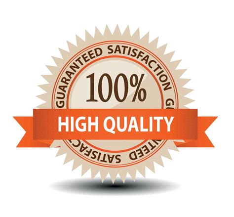 Satisfaction Guaranteed Label Vector Illustration Vector Art At