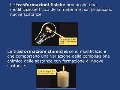 Trasformazioni Fisiche E Trasformazioni Chimiche