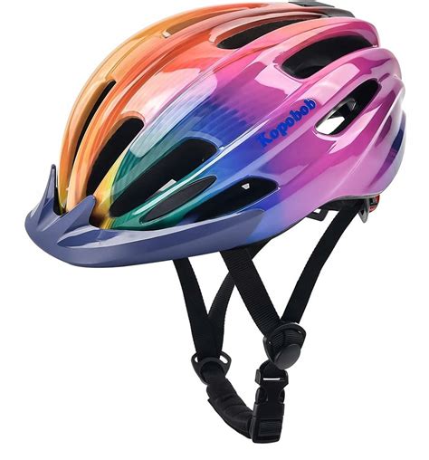 Kask rowerowy Rhokic pomarańczowy róż r 50 57 cm Inna marka Sport