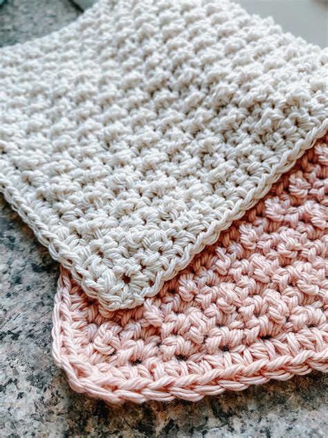 Redbud Dishcloth Crochet Pattern Kneedles Life