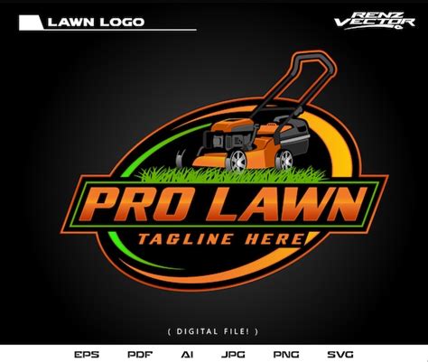 Mowing Logo Lawn Mower Logo Tractor Machinery Mow Etsy