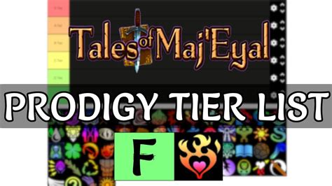 Tales Of Maj Eyal Prodigy Tier List YouTube