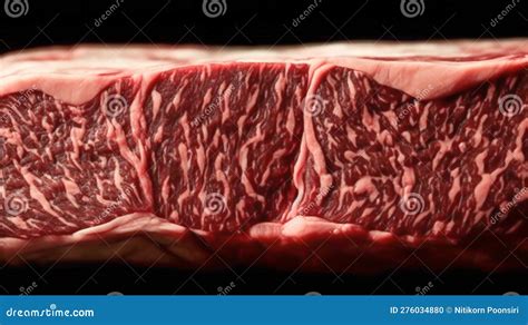 Japanese Wagyu A Beef With High Marbled Background Texture Kobe Wagyu