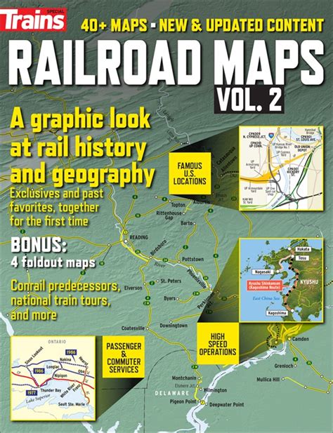 Railroad Maps, Vol. 2 – All American Trains