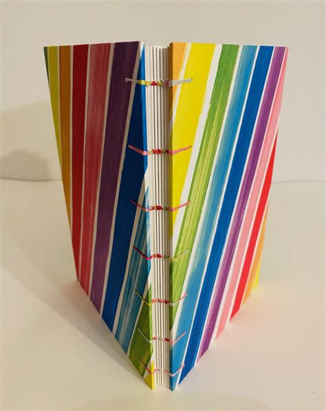 Open Spine Journal Rainbow Luxury Handbound Books