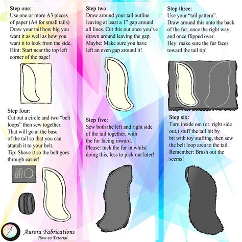 Tail Tutorial by Aurora-Fabrications on DeviantArt