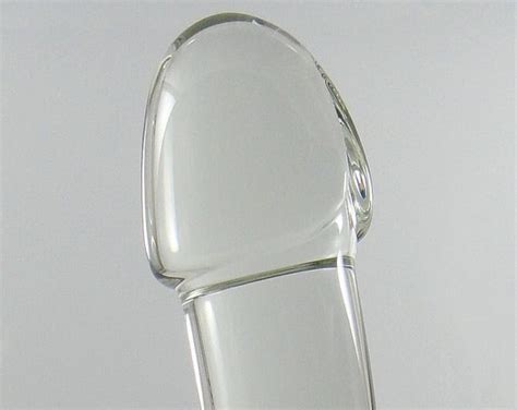 Xl Extra Large Glass Smooth Dildo Sex Toy Etsy