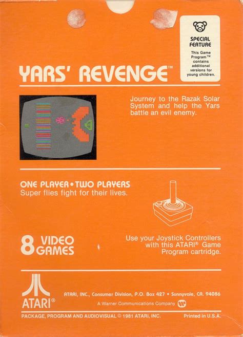 Yars Revenge Cover Or Packaging Material MobyGames