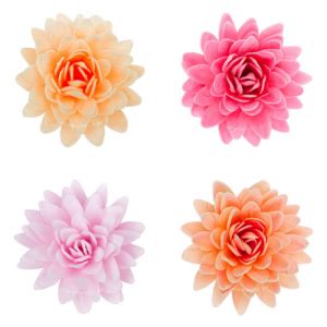 Kwiaty Waflowe Aster Mix Pastelowy Szt Rose Decor