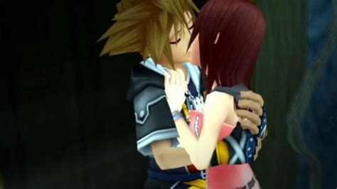 Kingdom Hearts Sora And Kairi Kissing