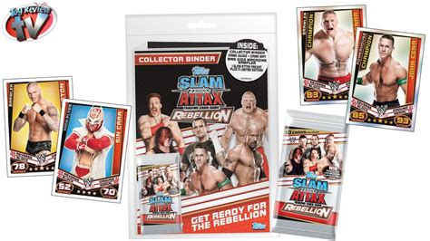 Slam Attax Rebellion Tcg Starter Pack Review Topps Youtube