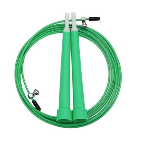 Corde A Sauter Green C Ble De Cordes Sauter En Acier Poign E