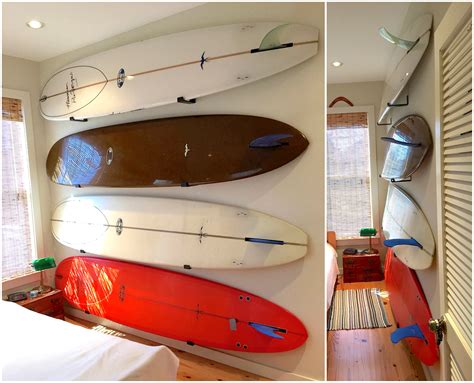 Snapklik Naked Surf The Original Minimalist Surfboard Wall Rack