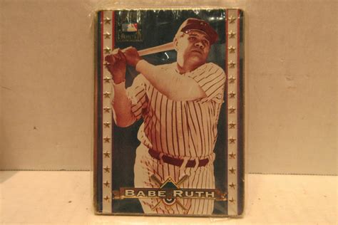 Embossed Babe Ruth Metal Collector Cards In Tin By Metallic