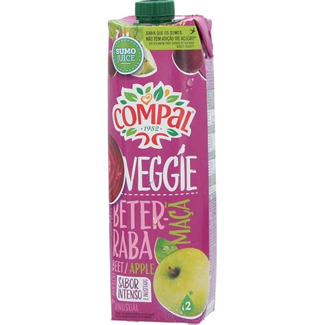 Sumo Compal Veggie Beterraba 1L Sumos Néctares Sumos