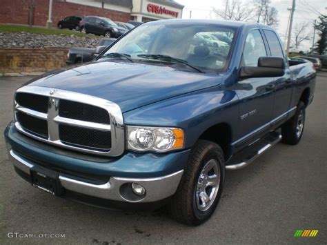 2005 Atlantic Blue Pearl Dodge Ram 1500 Slt Quad Cab 4x4 22760067