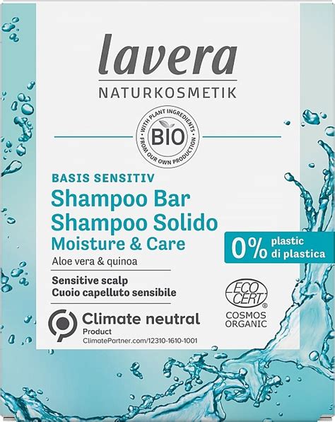 Lavera Basis Sensitiv Shampoo Bar Festes Haarshampoo Mit Aloe Vera