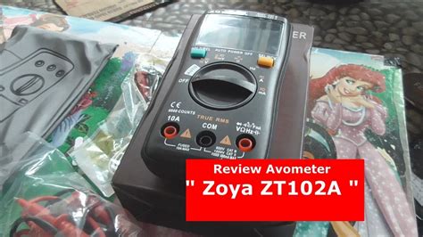 Review Multitester Avometer Zotex Zt A Youtube