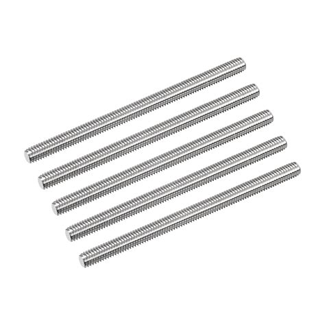 Uxcell Fully Threaded Rod M X Mm Mm Thread Pitch Stainless