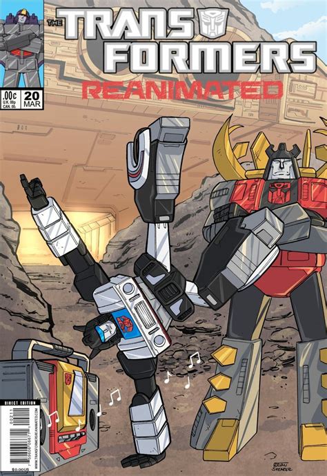 Transformers: Reanimated - Autobot Jazz Comic Book Cover