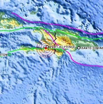 Epicentre Haiti Earthquake