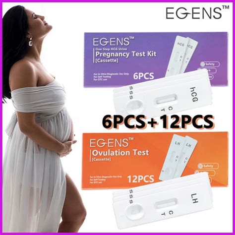 Pcs Pcs Set Egens Pcs Hcg Pregnancy Test Cassette Pcs Lh Test