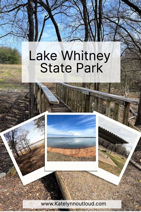 the lake whitney state park is shown in this postcard photo with text ...