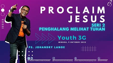 Ibadah Kaum Muda Youth G Oktober Gereja C Pemulihan