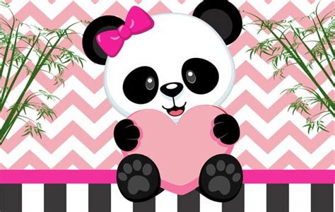 Painel Panda Rosa Frete Gratis 1 00x0 70m Festa De Panda Baby