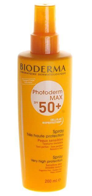 Protections Fortes Bioderma Photoderm Max Spf 50 Spray Solaire 200ml