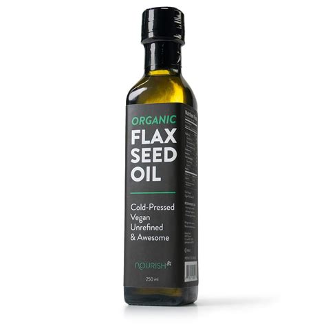 GreaterGoods Organic Flax Seed Oil 250ML Cold Pressed Vegan