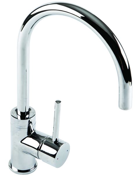 1810 Company Courbe Chrome Curved Spout Kitchen Sink Mixer Tap