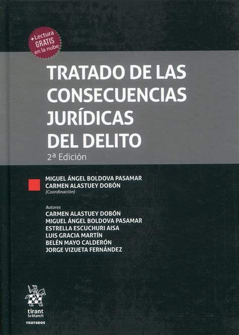 Tratado Consecuencias Jurídicas Delito 9788411691345 Tirant